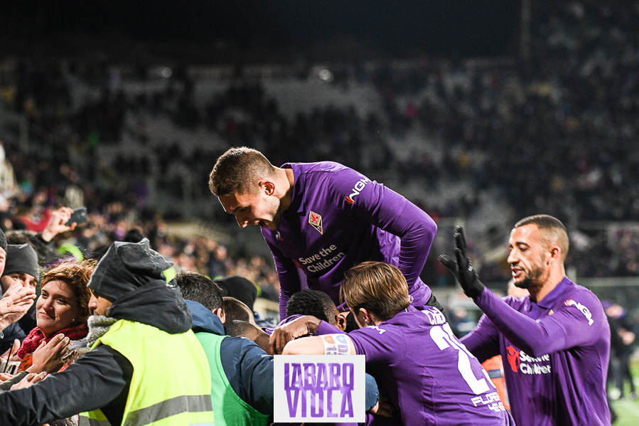 Le migliori foto dell'esultanza e della gioia della Fiorentina sotto la Fiesole a fine gara