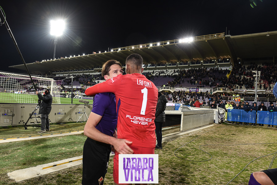 Le migliori foto dell'esultanza e della gioia della Fiorentina sotto la Fiesole a fine gara