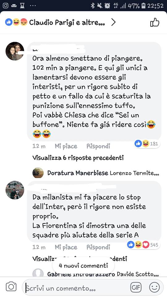 (FOTO) Fiorentina insultata da tifosi di tutte le squadre di A. "Siete peggio della Juve"