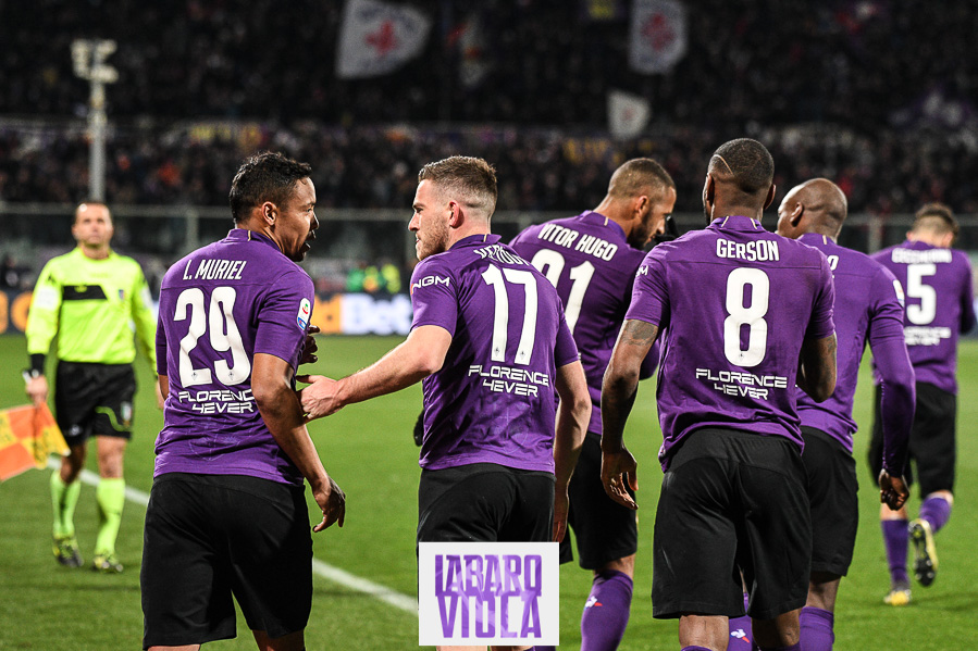 Le migliori foto dell'esultanza e della gioia della Fiorentina sotto la Fiesole a fine gara