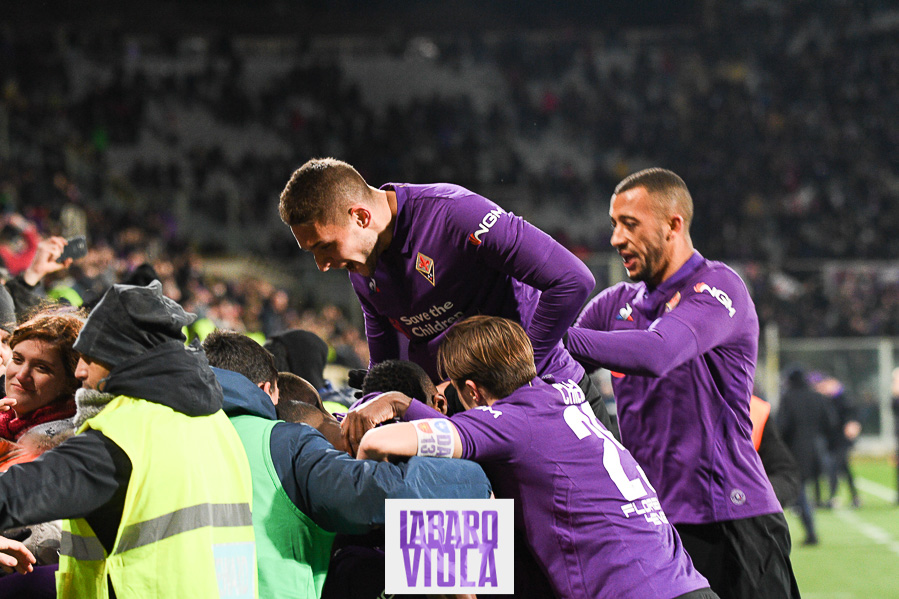 Le migliori foto dell'esultanza e della gioia della Fiorentina sotto la Fiesole a fine gara