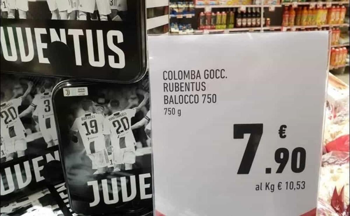 Goliardata ad un supermercato. Scrive "Rubentus" invece di Juventus. Commesso nei guai - 