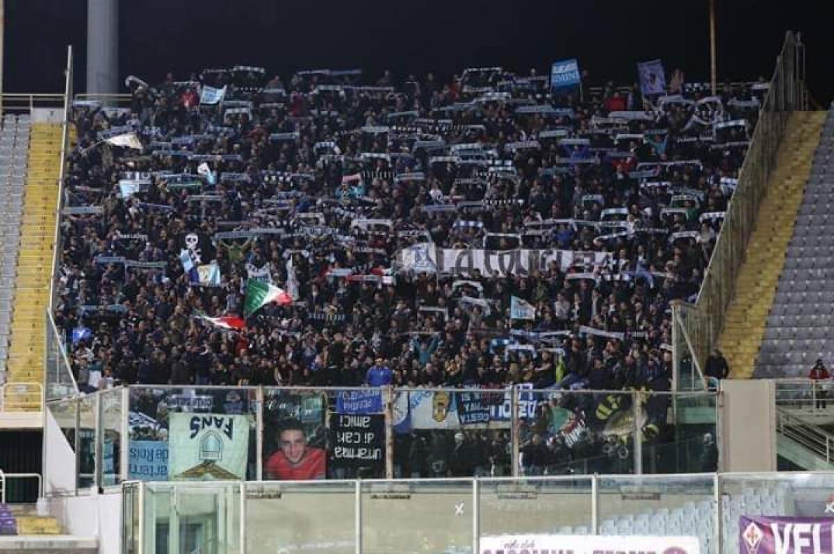 Entusiasmo in casa Lazio. Il settore ospiti del Franchi verso il sold out.. - 