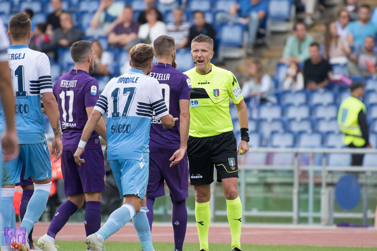 Fiorentina-Lazio, l'arbitro del match sarà Orsato di Schio e al Var… - Roma, Stadio Olimpico, 07.10.2018, Lazio-Fiorentina, foto Fiorenzo Sernacchioli. Copyright Labaroviola.com, Orsato