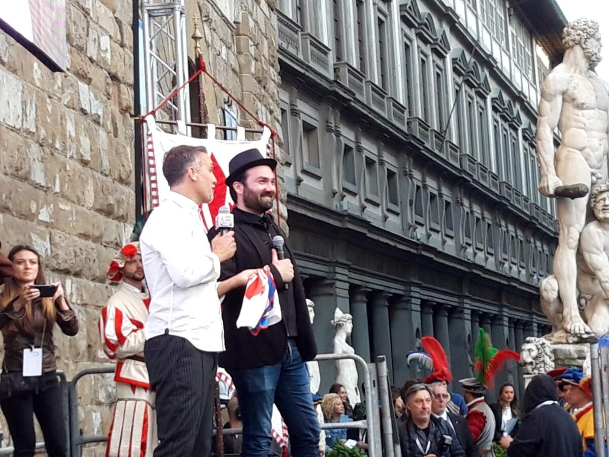 "Sono innamorato di Firenze da quando sono arrivato. Casa mia. È un giorno speciale" - 