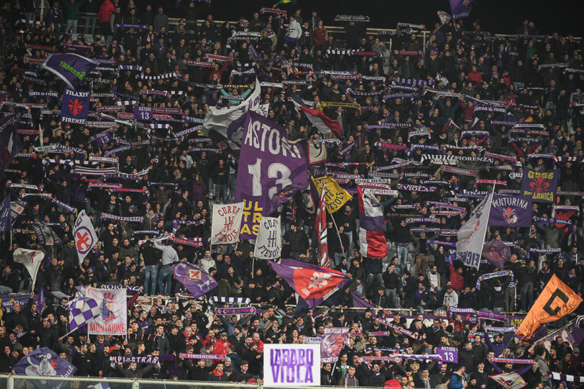 Il chiarimento e il comunicato della Curva Fiesole dopo i fatti accaduti a Cagliari venerdì sera - Firenze, stadio Franchi, 10.03.2019, Fiorentina-Lazio, foto Fiorenzo Sernacchioli. Copyright Labaroviola.com,