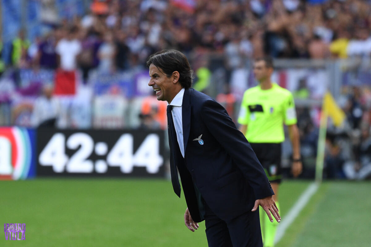 Inzaghi: "Meritavamo ampiamente la vittoria. Grande primo tempo in casa di una squadra in forma.." - Roma, Stadio Olimpico, 07.10.2018, Lazio-Fiorentina, foto Fiorenzo Sernacchioli. Copyright Labaroviola.com, Inzaghi