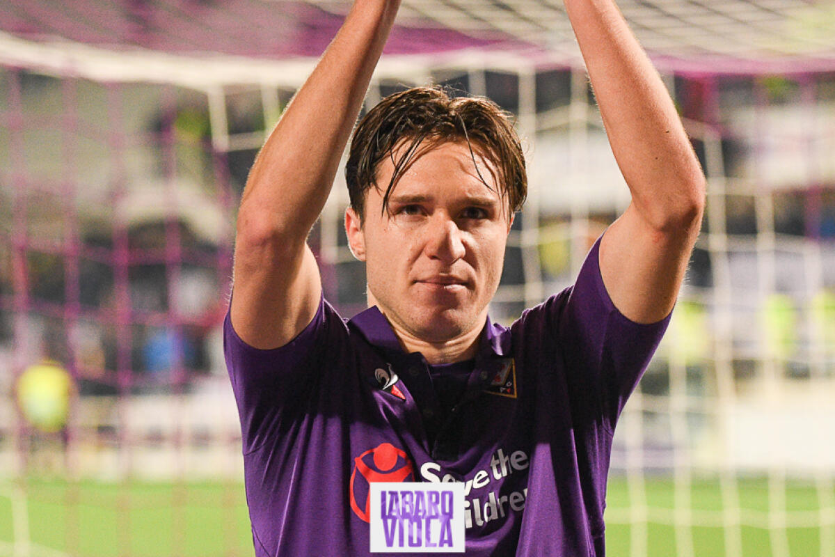 A Chiesa il Premio Prisco alla lealtà, correttezza e simpatia sportiva - Firenze, stadio Franchi, 27.02.2019, Fiorentina-Atalanta, foto Fiorenzo Sernacchioli. Copyright Labaroviola.com,