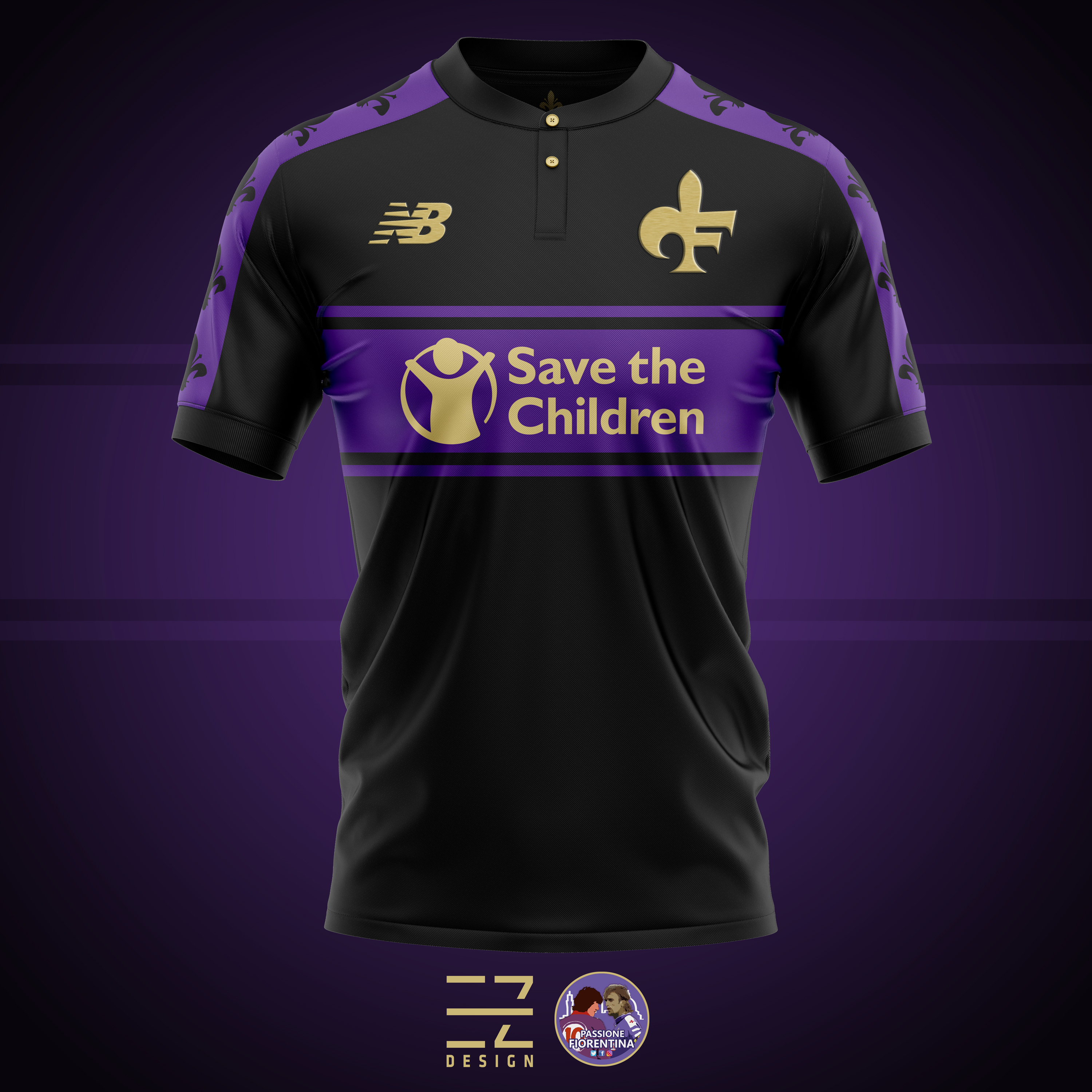 Se la nuova maglia della Fiorentina fosse cosi? Via Le Coq Sportif. Ecco quattro proposte