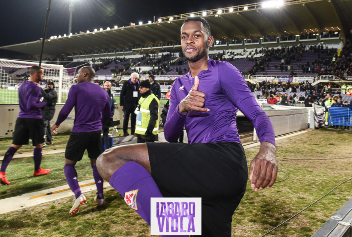 La Nazione, Edimilson Fernandes è in dubbio per la gara di Coppa Italia con l'Atalanta - Firenze, stadio Franchi, 24.02.2019, Fiorentina-Inter, foto Fiorenzo Sernacchioli. Copyright Labaroviola.com,