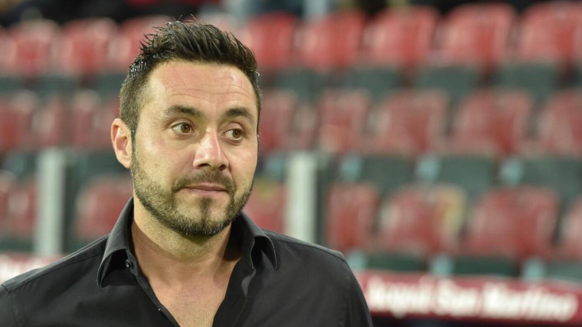 De Zerbi: "Domani è importantissima, i viola rispetto all'andata hanno un valore che sposta.." - 