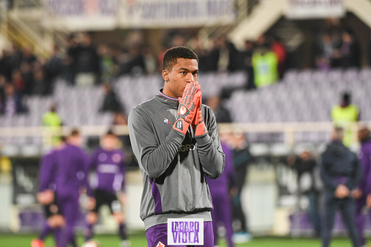 Papera colossale di Lafont, Atalanta con un piede e mezzo in finale - Firenze, stadio Franchi, 10.03.2019, Fiorentina-Lazio, foto Fiorenzo Sernacchioli. Copyright Labaroviola.com,