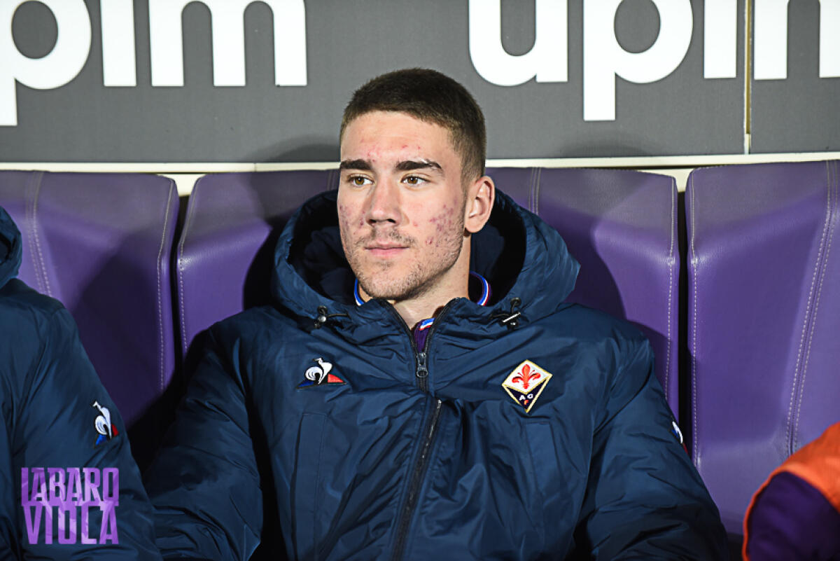 Dusan Vlahovic, rientra in primavera per affrontare la finale di Coppa Italia con il Torino - Firenze, stadio Artemio Franchi, 1.12.2018, Fiorentina-Juventus, Foto Fiorenzo Sernacchioli. Copyright Labaroviola.com