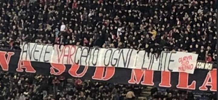 Protesta della Curva Sud dopo gli episodi di Juve-Milan. "Avete VARcato ogni limite"FOTO