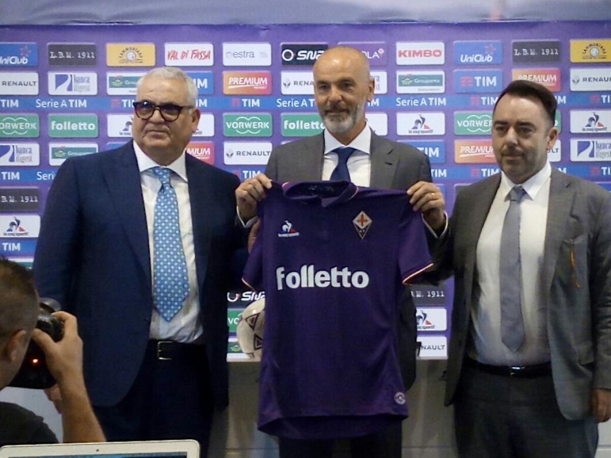 Gazzetta, tutti i disastri di Corvino (appoggiati da Pioli) che hanno segnato il fallimento stagionale - Foto Stefano Pioli presentazione Labaroviola.com