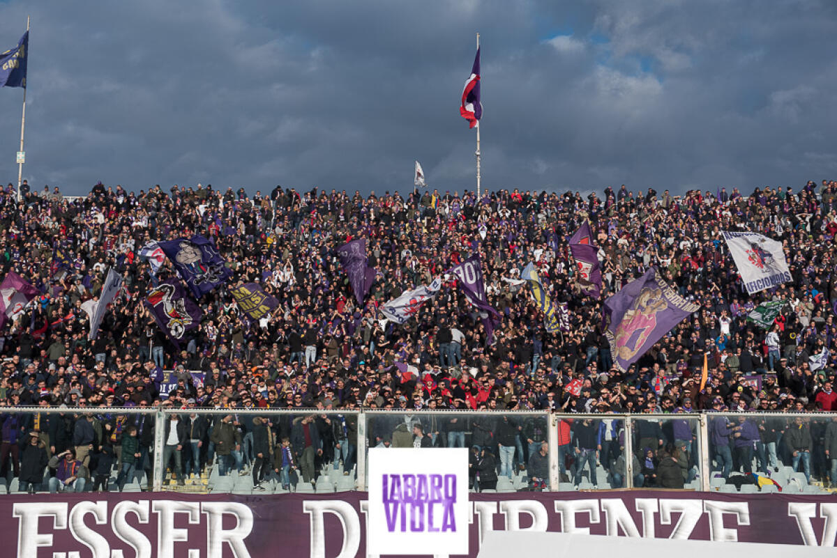 La Curva Fiesole invita i tifosi a seguire la squadra in treno ad Empoli - Firenze, stadio Franchi, 20.01.2019, Fiorentina-Sampdoria, foto Fiorenzo Sernacchioli. Copyright Labaroviola.com,