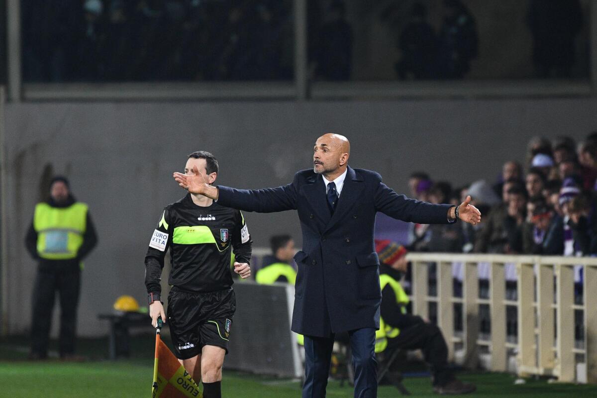 INTER IN VANTAGGIO A SAN SIRO!  A SEGNO KEITÀ BALDE - Firenze, stadio Artemio Franchi, 5.01.2018, Fiorentina-Inter, Foto Fiorenzo Sernacchioli. Copyright Labaroviola.com Spalletti