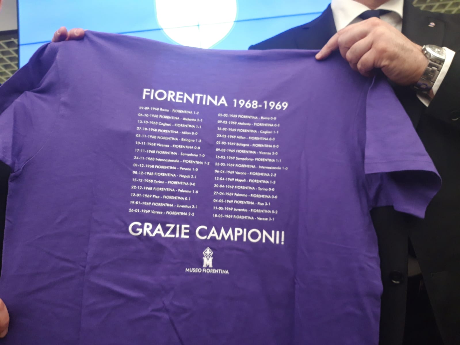 (FOTO): 50 anni dal secondo Scudetto Viola. La presentazione del libro celebrativo