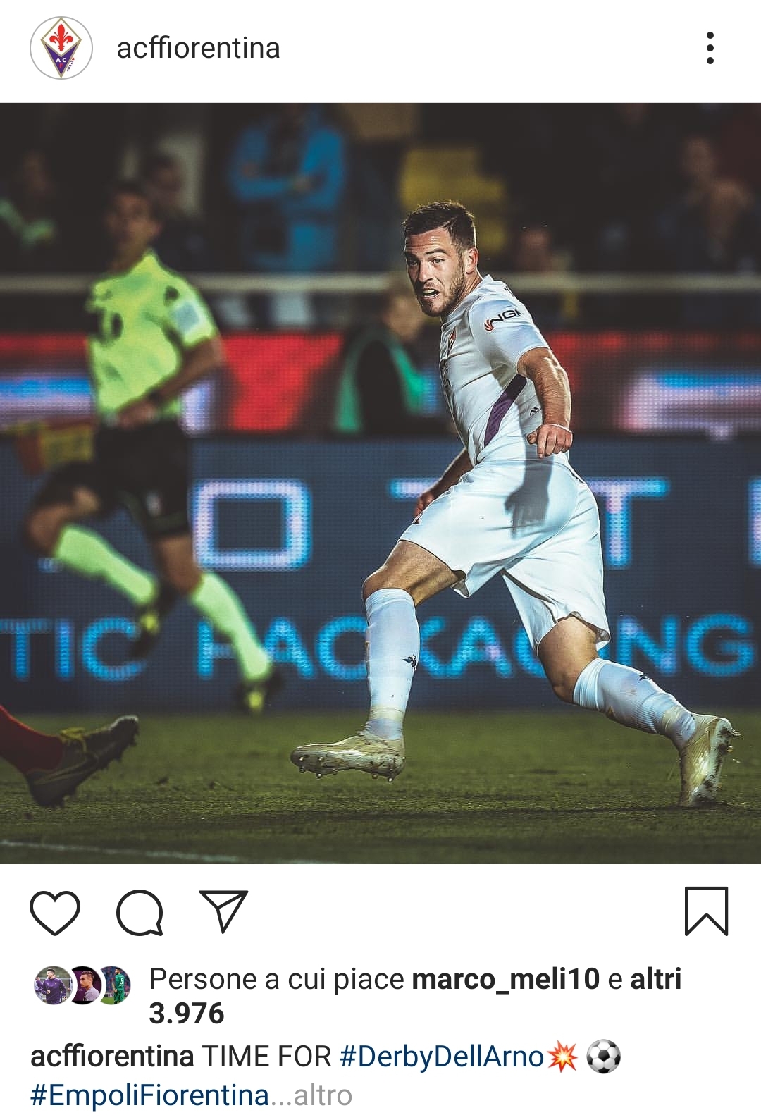 La gaffe social della Fiorentina, postano il gol decisivo sbagliato da Veretout e i tifosi esplodono nei commenti(FOTO)