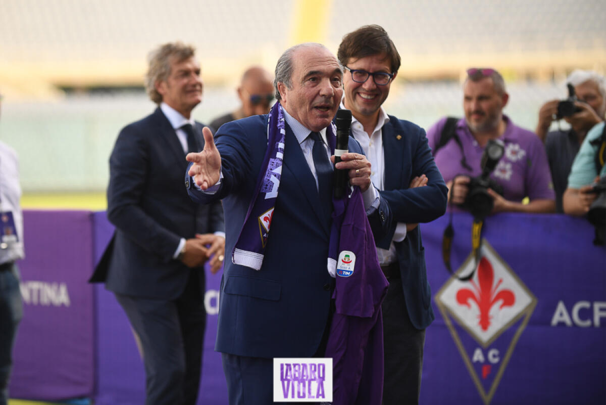 La Repubblica, l'ipotesi restyling del Franchi non convince Commisso. Egli vuole una sede unica per la Fiorentina - Firenze, stadio Franchi, 06/06/2019, presentazione Rocco B. Commisso, foto Fiorenzo Sernacchioli. Copyright Labaroviola.com