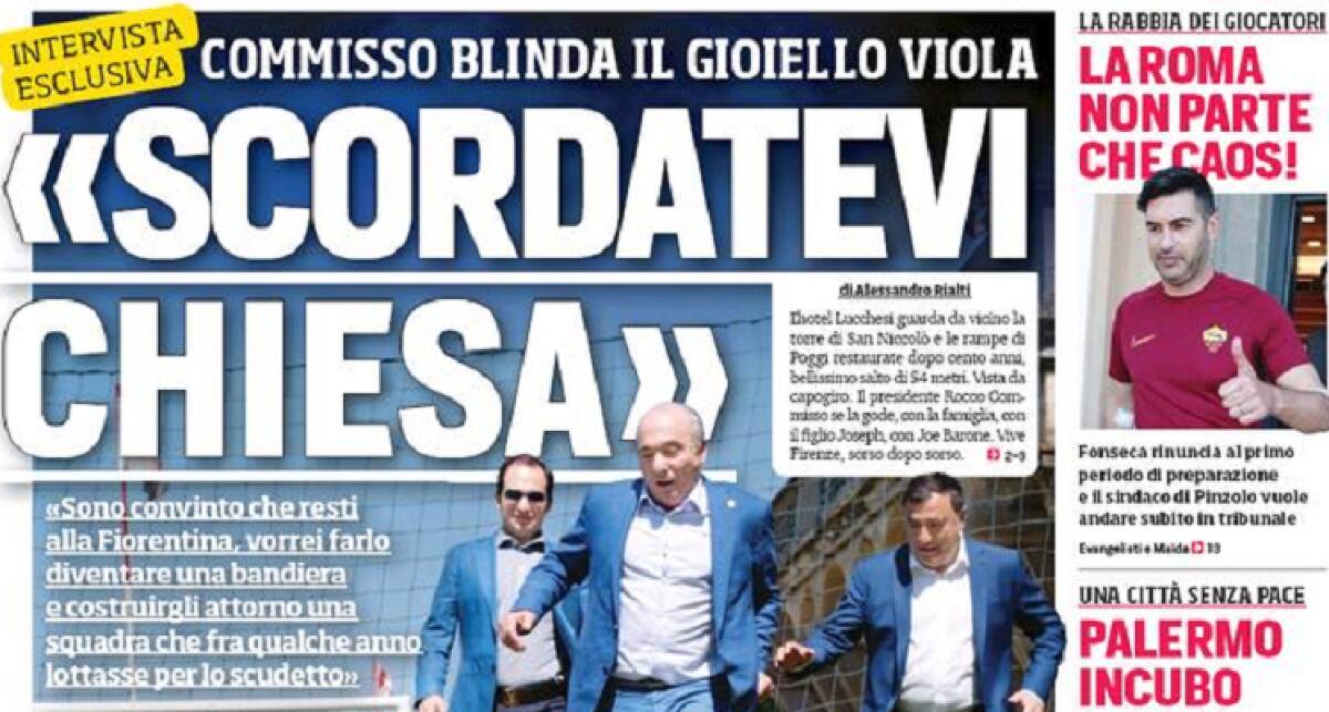 Commisso: "Scordatevi Chiesa, voglio costruirgli attorno una squadra che lotti per lo scudetto" - 