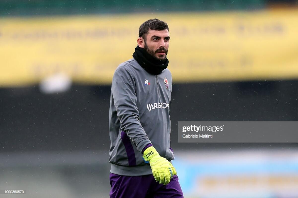 La viola vorrebbe riprendere il portiere Terracciano dall'Empoli come vice di Dragowski - VERONA, ITALY - JANUARY 27: Pietro Terracciano of ACF Fiorentina during the Serie A match between Chievo Verona and ACF Fiorentina at Stadio Marc'Antonio Bentegodi on January 27, 2019 in Verona, Italy.  (Photo by Gabriele Maltinti/Getty Images)