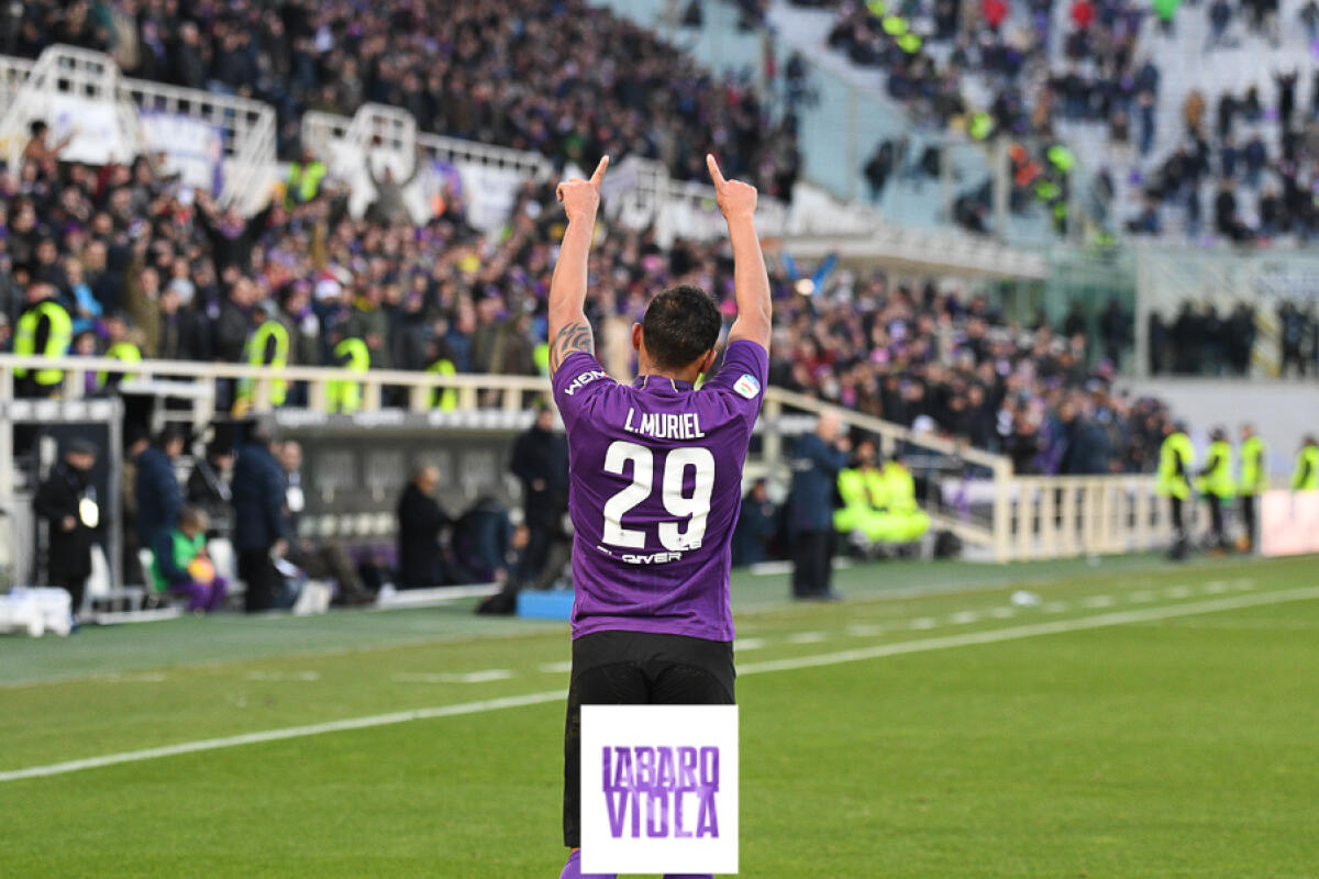 Muriel: "Grazie perchè mi avete fatto sentire a casa. Spero che i fiorentini possano tornare a sorridere prestissimo" - Firenze, stadio Franchi, 20.01.2019, Fiorentina-Sampdoria, foto Fiorenzo Sernacchioli. Copyright Labaroviola.com,
