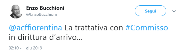 Bucchioni sicuro: "Fiorentina, la trattativa con Commisso è in dirittura di arrivo. Sarà il nuovo proprietario"