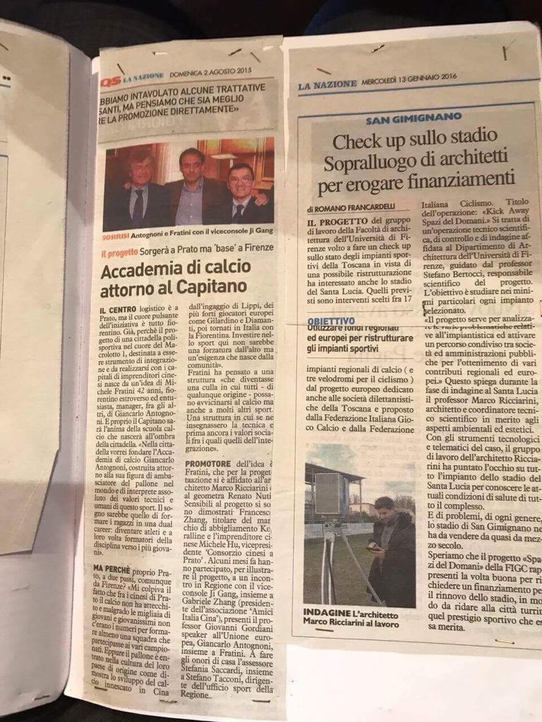 CON ANTOGNONI VICEPRESIDENTE, POSSIBILE MICHELE FRATINI. LA SCHEDA...