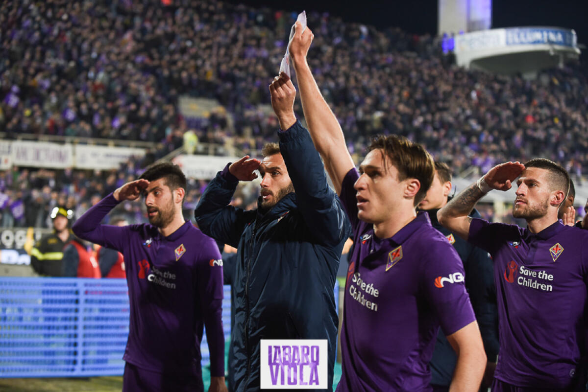 Chiesa ha fatto sapere di non voler togliere la fascia a Pezzella. L'argentino resterà a Firenze - Firenze, stadio Franchi, 27.02.2019, Fiorentina-Atalanta, foto Fiorenzo Sernacchioli. Copyright Labaroviola.com,