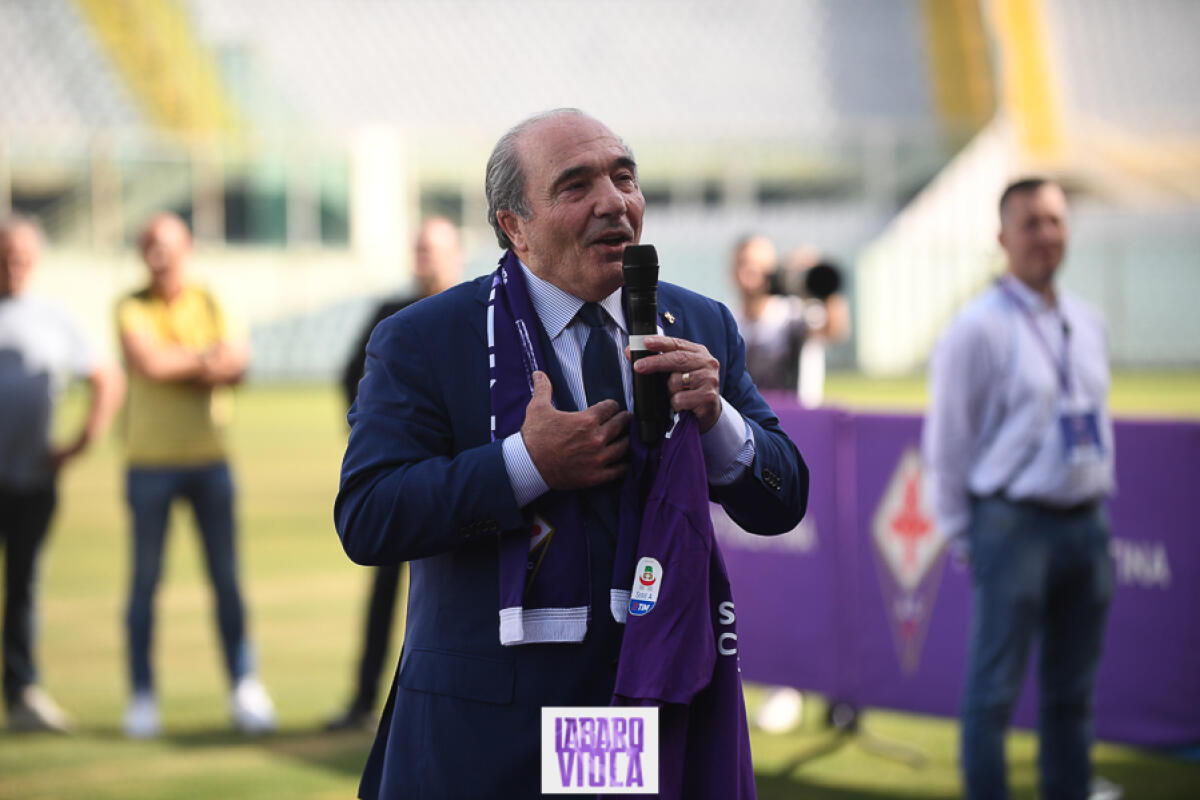 "Domani incontro Commisso-Chiesa, Federico sarà testimonial viola in America con ricchissimo ingaggio" - Firenze, stadio Franchi, 06/06/2019, presentazione Rocco B. Commisso, foto Fiorenzo Sernacchioli. Copyright Labaroviola.com