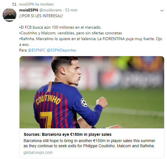 Dalla Spagna, Fiorentina vicinissima all'ex Inter Rafinha Alcantara. I dettagli