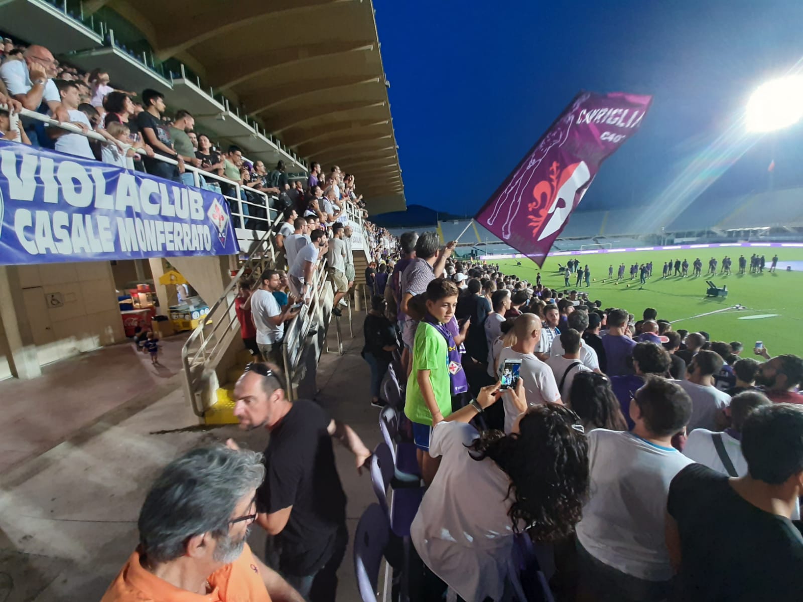 (FOTO): la presentazione di Ribery al Franchi. Circa 12.000 presenti