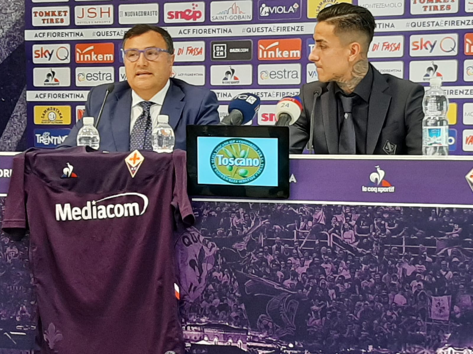 Sarà Mediacom il main sponsor della Fiorentina. Barone: "Tanti soldi nelle casse del club"
