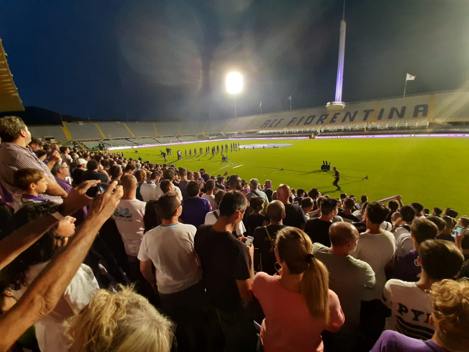 (FOTO): la presentazione di Ribery al Franchi. Circa 12.000 presenti