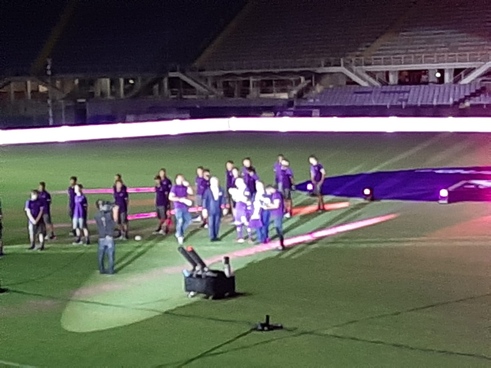 (FOTO): la presentazione di Ribery al Franchi. Circa 12.000 presenti