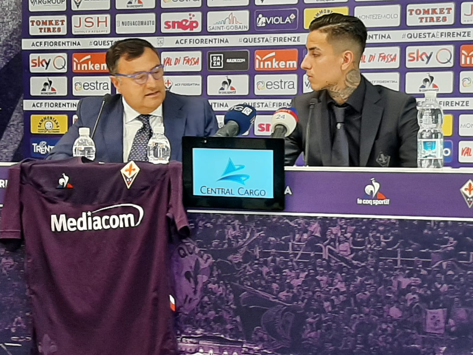 Sarà Mediacom il main sponsor della Fiorentina. Barone: "Tanti soldi nelle casse del club"