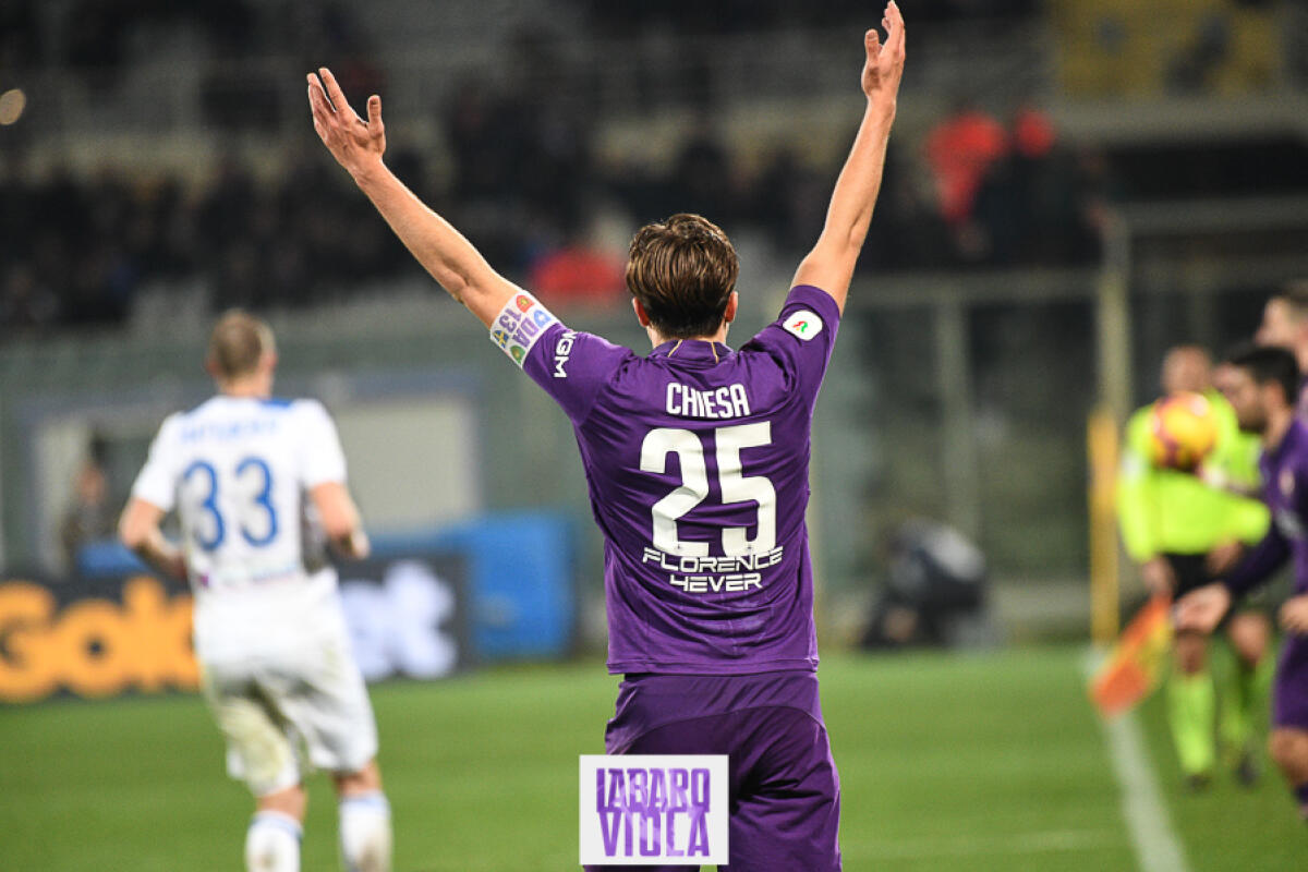 Commisso, ha la priorità di rinnovare il contratto a Chiesa. Offerta da 3,5 milioni, il piano... - Firenze, stadio Franchi, 27.02.2019, Fiorentina-Atalanta, foto Fiorenzo Sernacchioli. Copyright Labaroviola.com,