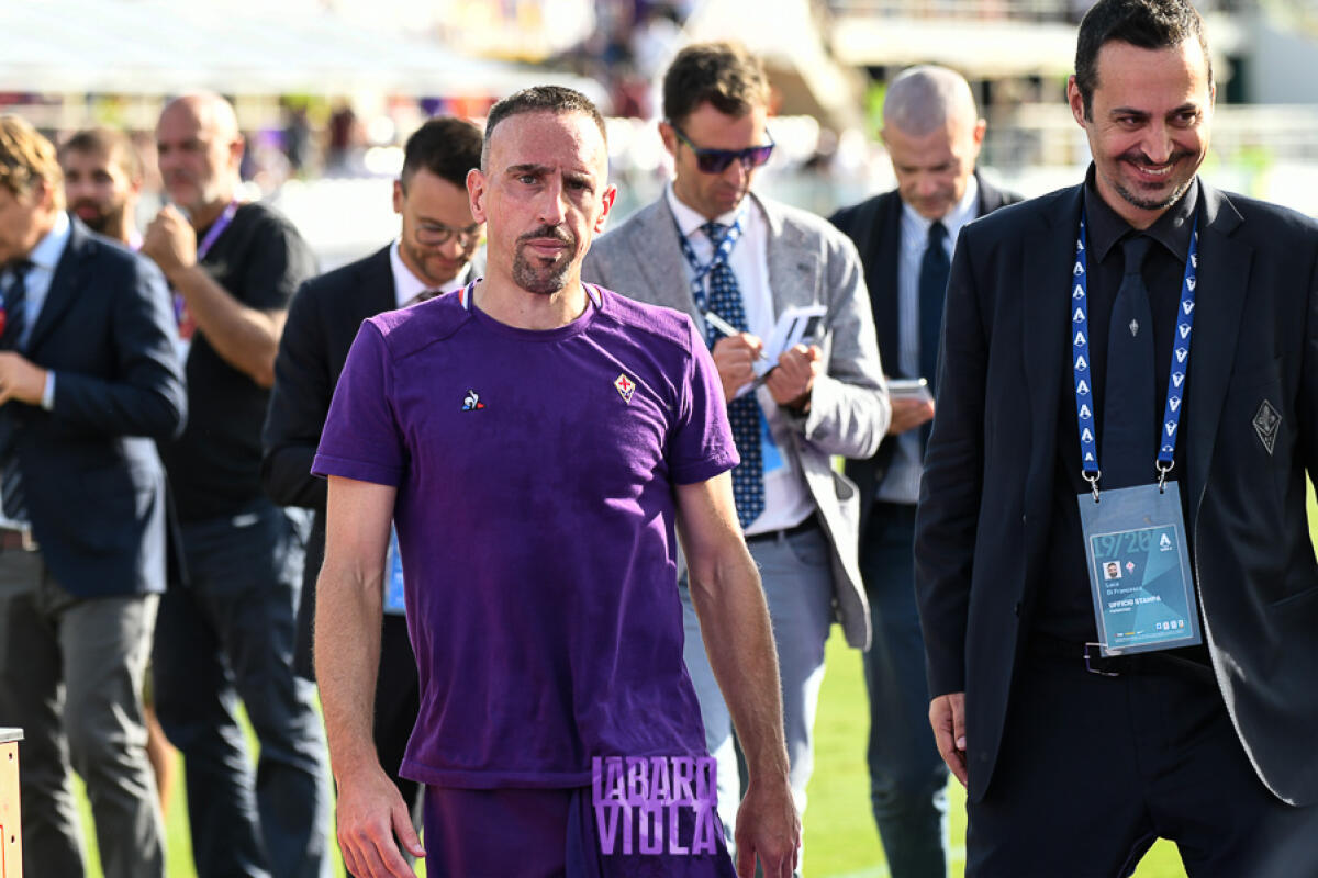 Ribery e quello scherzo a Commisso dopo la Juventus: "Presidente mi sono strappato" la risposta... - Firenze, stadio A.Franchi, 14.09.2019, Fiorentina-Juventus, foto Fiorenzo Sernacchioli. Copyright Labaroviola.com