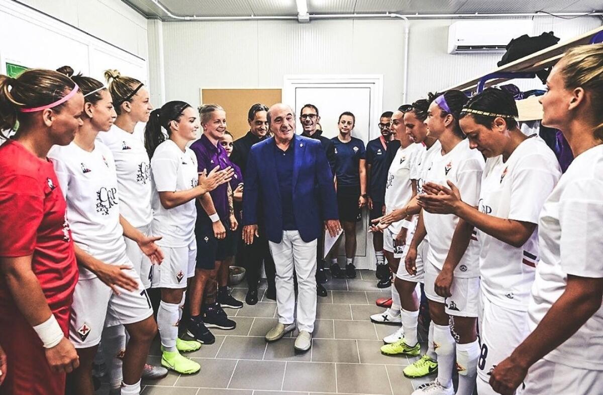 Gli allenamenti della Fiorentina Women's sono solo in inglese per scelta di Cincotta. E non è l'unica grande novità di questa stagione - 
