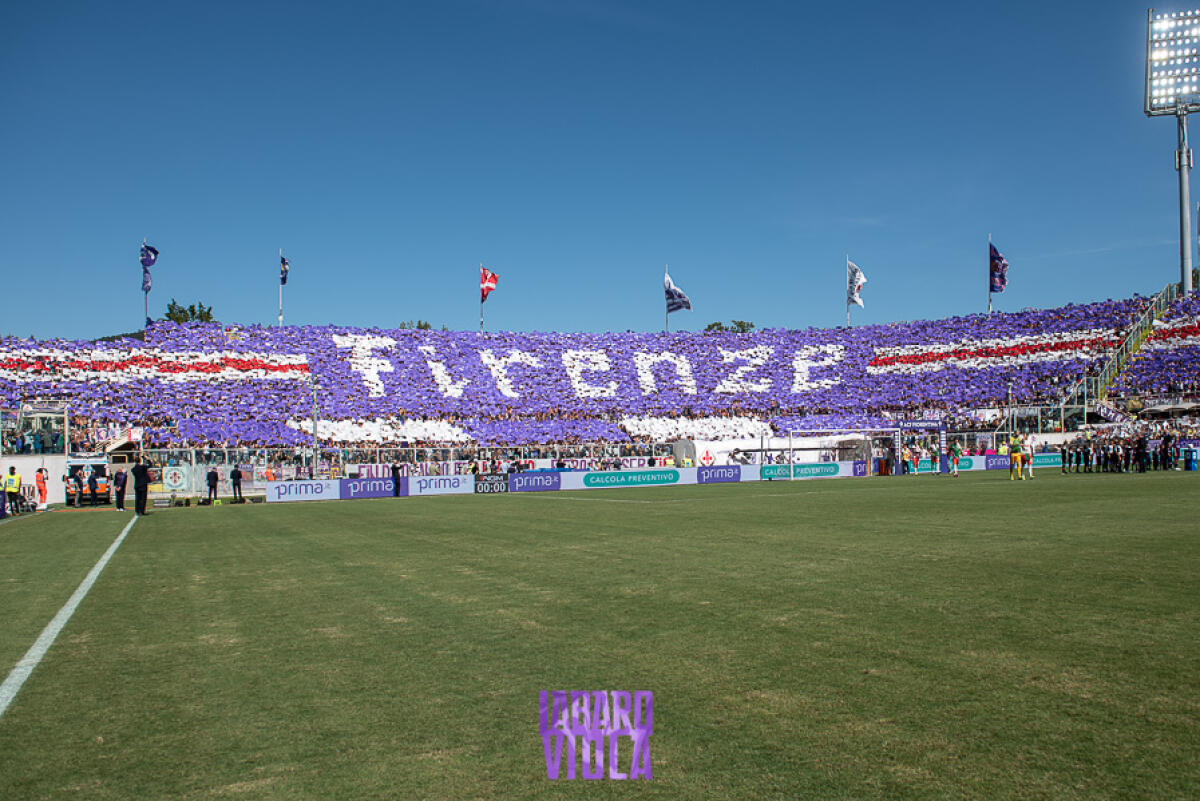 Fiorentina terzo club di Serie A per numero di abbonati. Battuta la Juve per 300 tessere - Firenze, stadio A.Franchi, 14.09.2019, Fiorentina-Juventus, foto Fiorenzo Sernacchioli. Copyright Labaroviola.com
