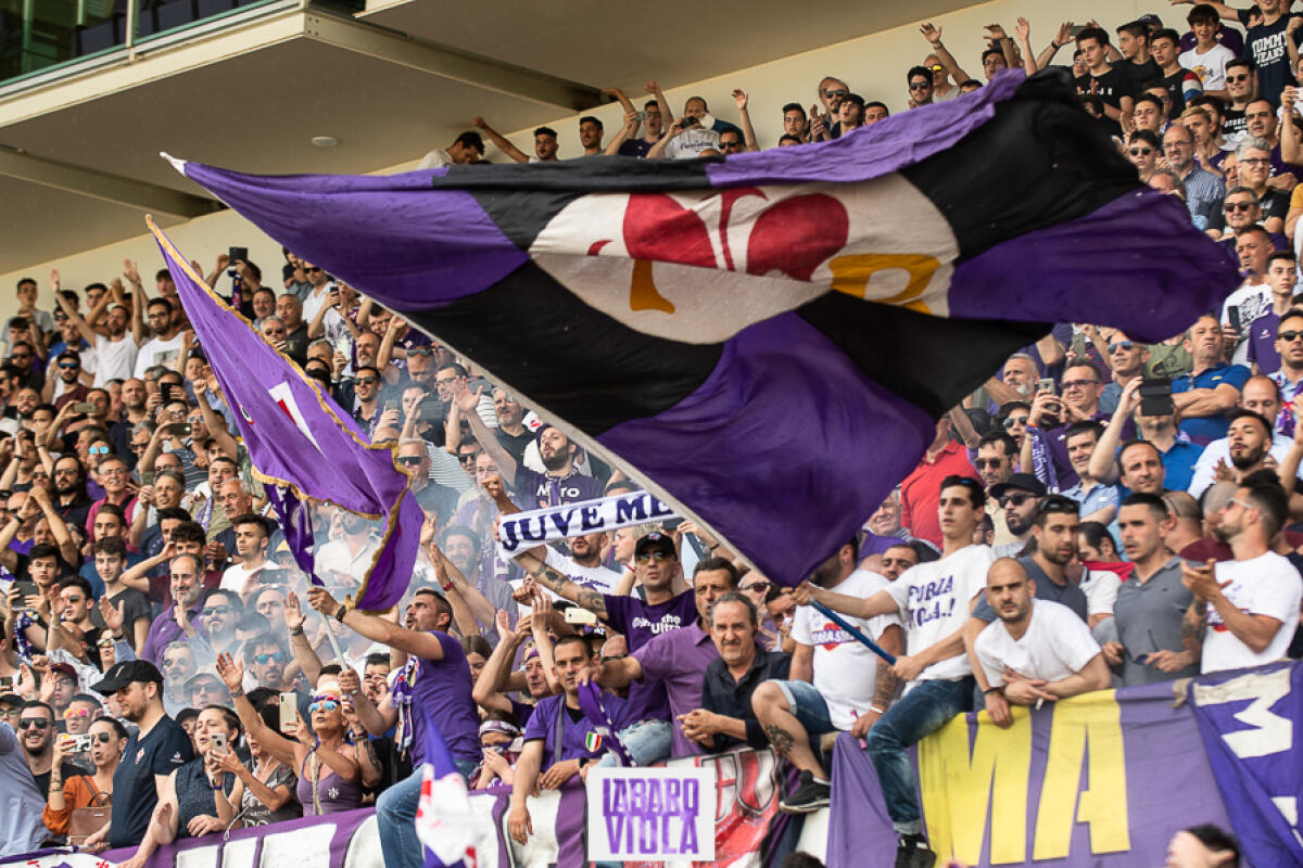 Per la sfida con la Juventus si va verso le 40 mila presenze. Abbonamenti a quota 26 mila - Firenze, stadio Franchi, 06/06/2019, presentazione Rocco B. Commisso, foto Fiorenzo Sernacchioli. Copyright Labaroviola.com