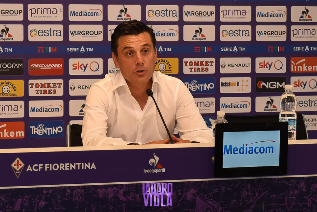 Montella: "Dobbiamo crescere ancora e non far riaprire le partite agli avversari. Castrovilli era stanco ma ottima prestazione" - Firenze, stadio A.Franchi, 14.09.2019, Fiorentina-Juventus, foto Fiorenzo Sernacchioli. Copyright Labaroviola.com