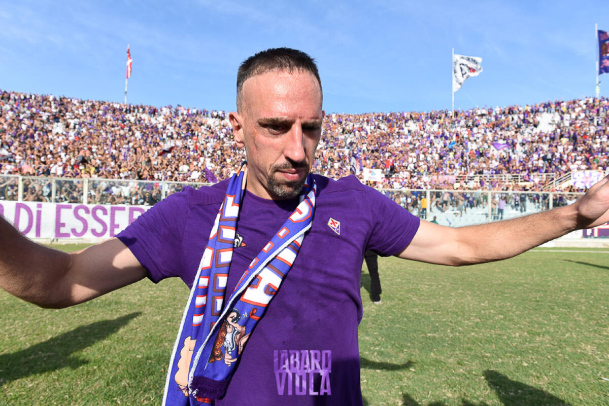 MARCA: Ribery è già il migliore della Serie A, non poteva restare al Bayern? Ora l'obiettivo è arrivare a 40 anni... - Firenze, stadio A.Franchi, 14.09.2019, Fiorentina-Juventus, foto Fiorenzo Sernacchioli. Copyright Labaroviola.com