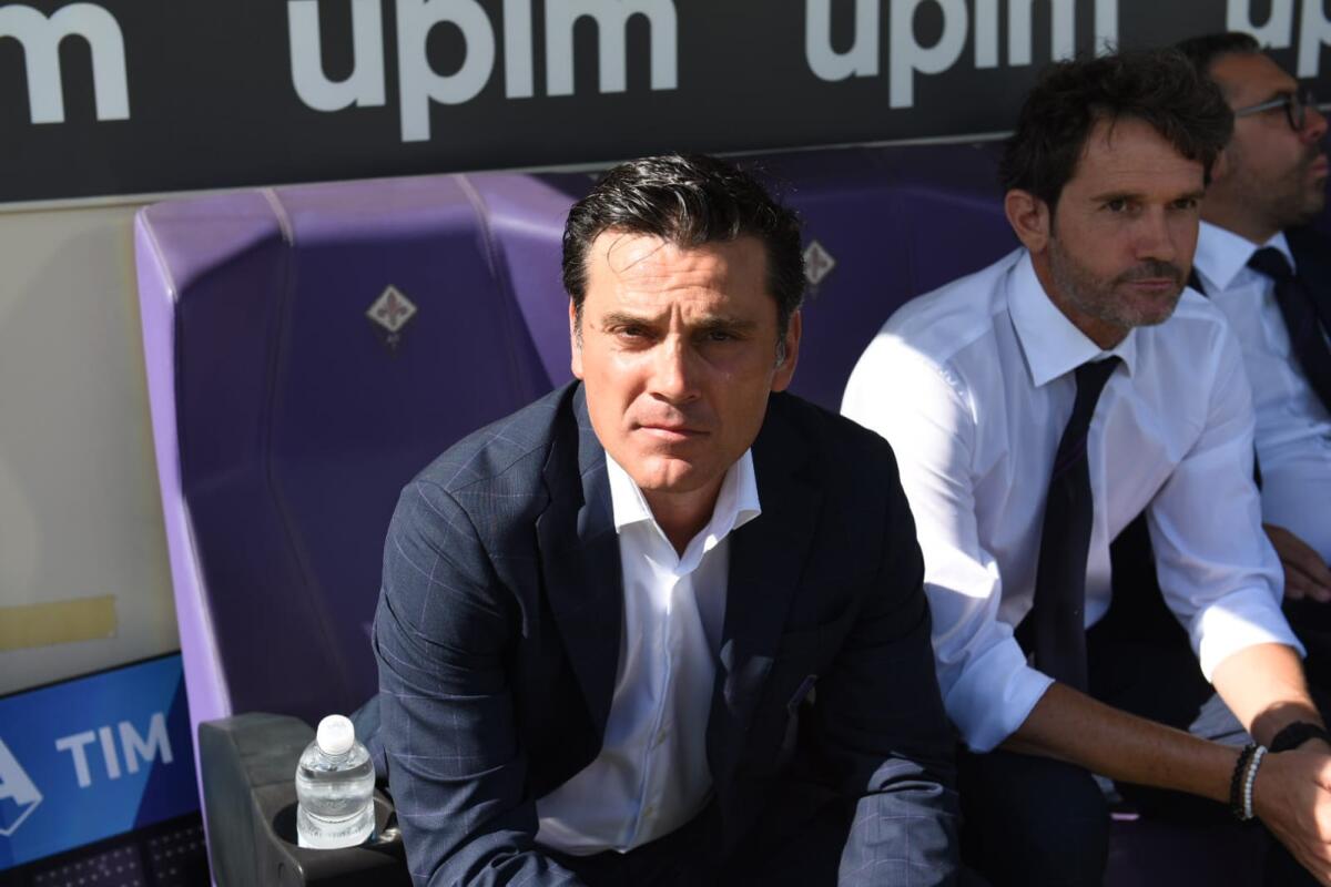 Montella spiega i cambi: "Chiesa per problemi al flessore, Ribery esausto. Boateng il più bravo a tener palla" - Firenze, stadio A.Franchi, 14.09.2019, Fiorentina-Juventus, foto Fiorenzo Sernacchioli. Copyright Labaroviola.com, Montella