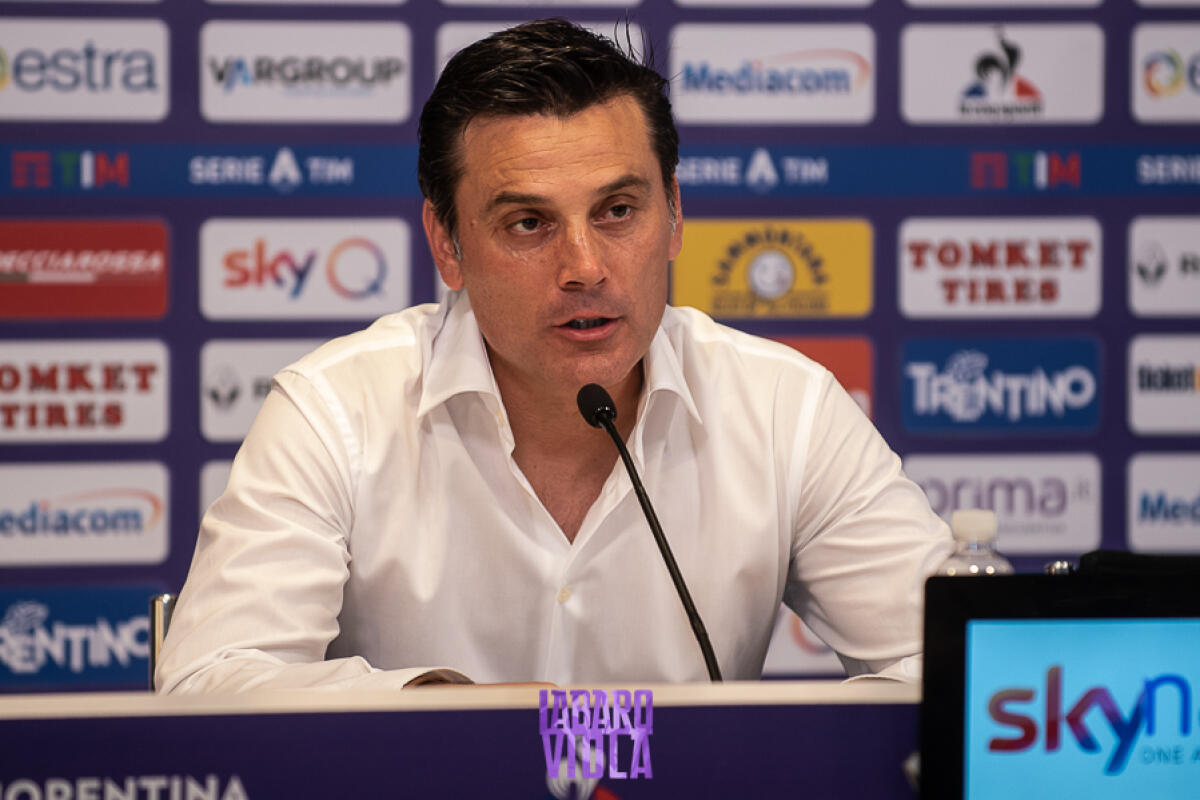 Montella: "Arriveremo a giocare con il 9 vero. Se un giocatore sbaglia è colpa mia. Contro il Milan..." - Firenze, stadio A.Franchi, 14.09.2019, Fiorentina-Juventus, foto Fiorenzo Sernacchioli. Copyright Labaroviola.com
