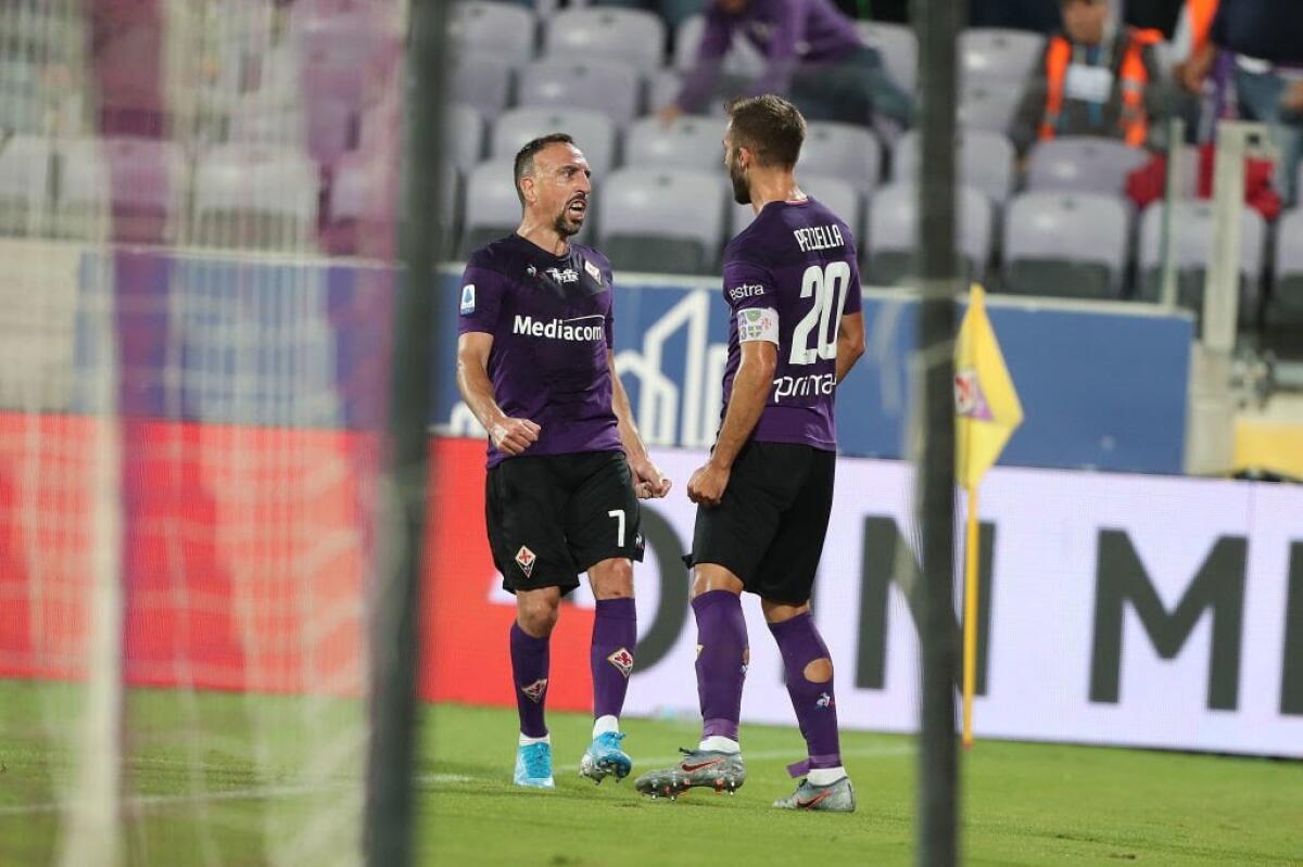 Per i maggiori quotidiani il migliore di Fiorentina-Sampdoria è Ribery il fenomeno. Tutti 7,5 per lui - 