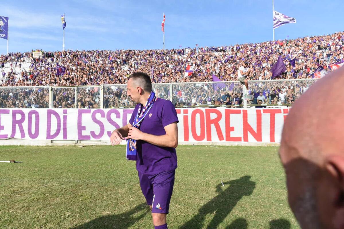 Commisso: "Ribery operazione di marketing? Sabato è stato il migliore, meglio di CR7. Franck mi ha detto..." - Firenze, stadio A.Franchi, 14.09.2019, Fiorentina-Juventus, foto Fiorenzo Sernacchioli. Copyright Labaroviola.com, Ribery
