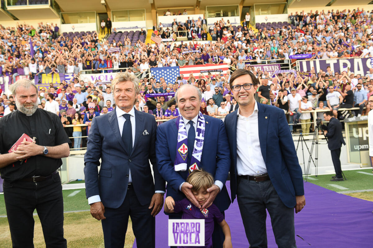Commisso: "Iniziamo a vedere cose concrete dal comune di Firenze per il nuovo stadio" - Firenze, stadio Franchi, 06/06/2019, presentazione Rocco B. Commisso, foto Fiorenzo Sernacchioli. Copyright Labaroviola.com