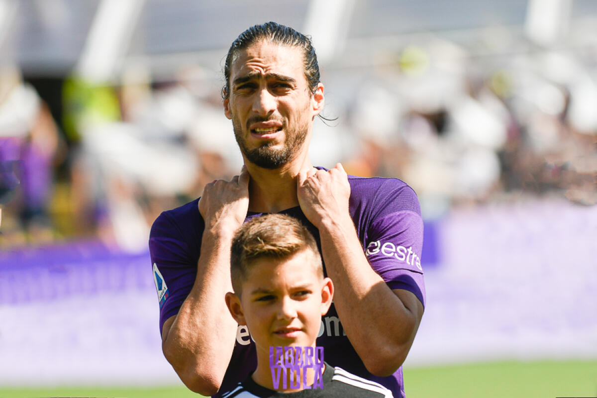 Ag. Caceres: "Non mi meravigliano le sue prestazioni. In 10 anni ha 100 presenze con l'Uruguay" - Firenze, stadio A.Franchi, 14.09.2019, Fiorentina-Juventus, foto Fiorenzo Sernacchioli. Copyright Labaroviola.com